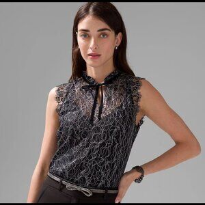White House Black Market Lace Top